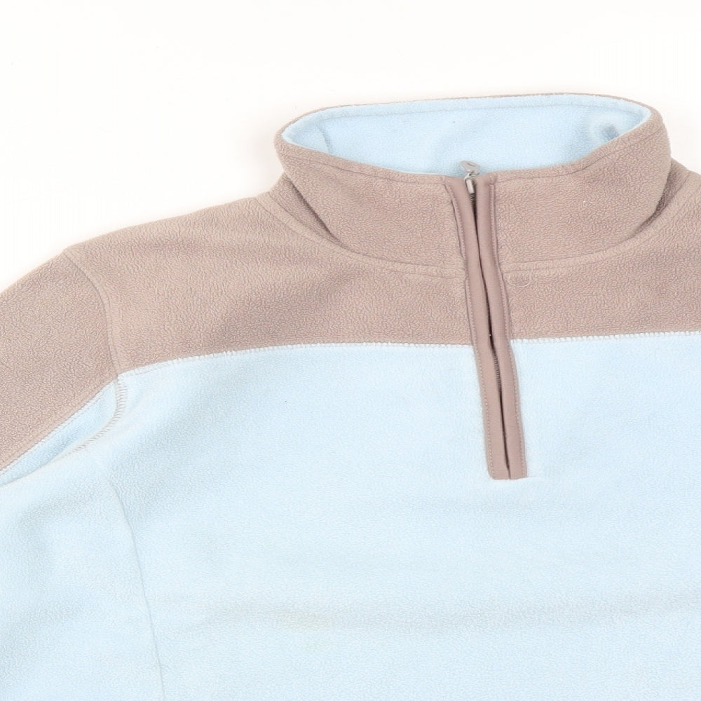 Active Womens Multicoloured High Neck  Polyester Pullover Jumper Size 14