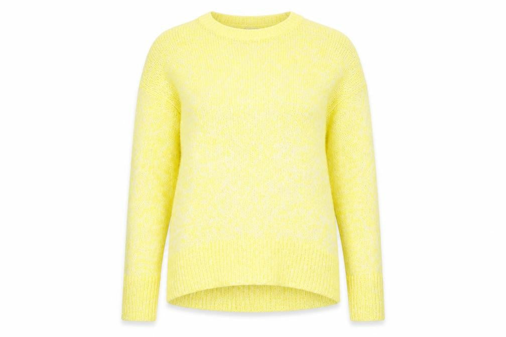 Womens UK Size S New Look Yellow Basic T-Shirt