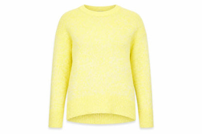 Womens UK Size S New Look Yellow Basic T-Shirt