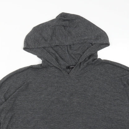 Womens UK Size S FOREVER 21 Grey Pullover Hoodie