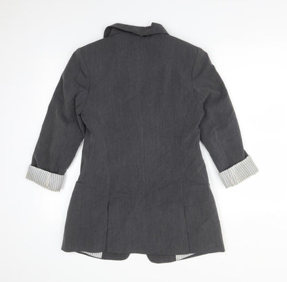 Womens UK Size 10 Internacionale Regular Grey Suit Jacket