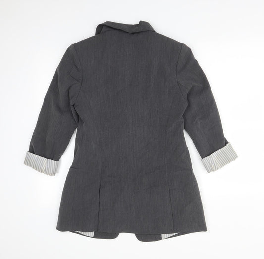 Womens UK Size 10 Internacionale Regular Grey Suit Jacket