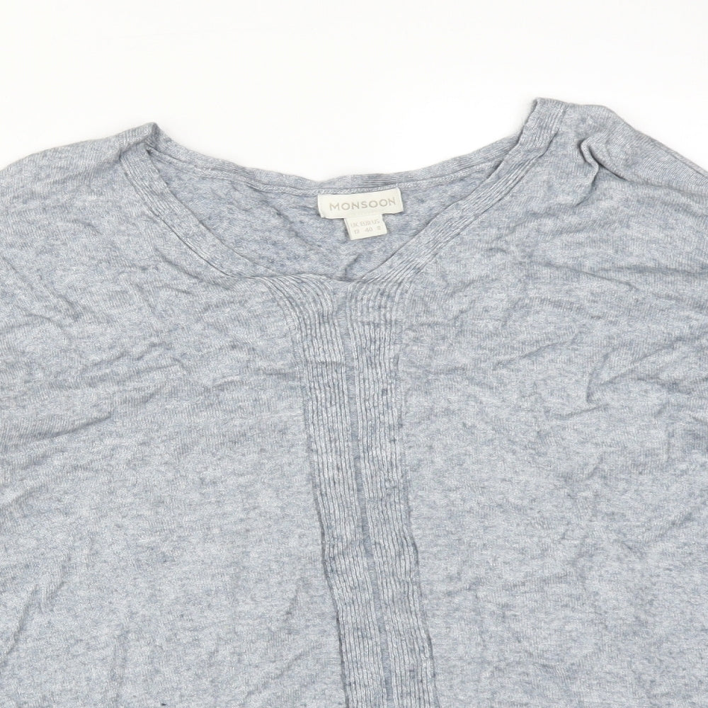 Womens UK Size 12 Monsoon Multicoloured Basic T-Shirt