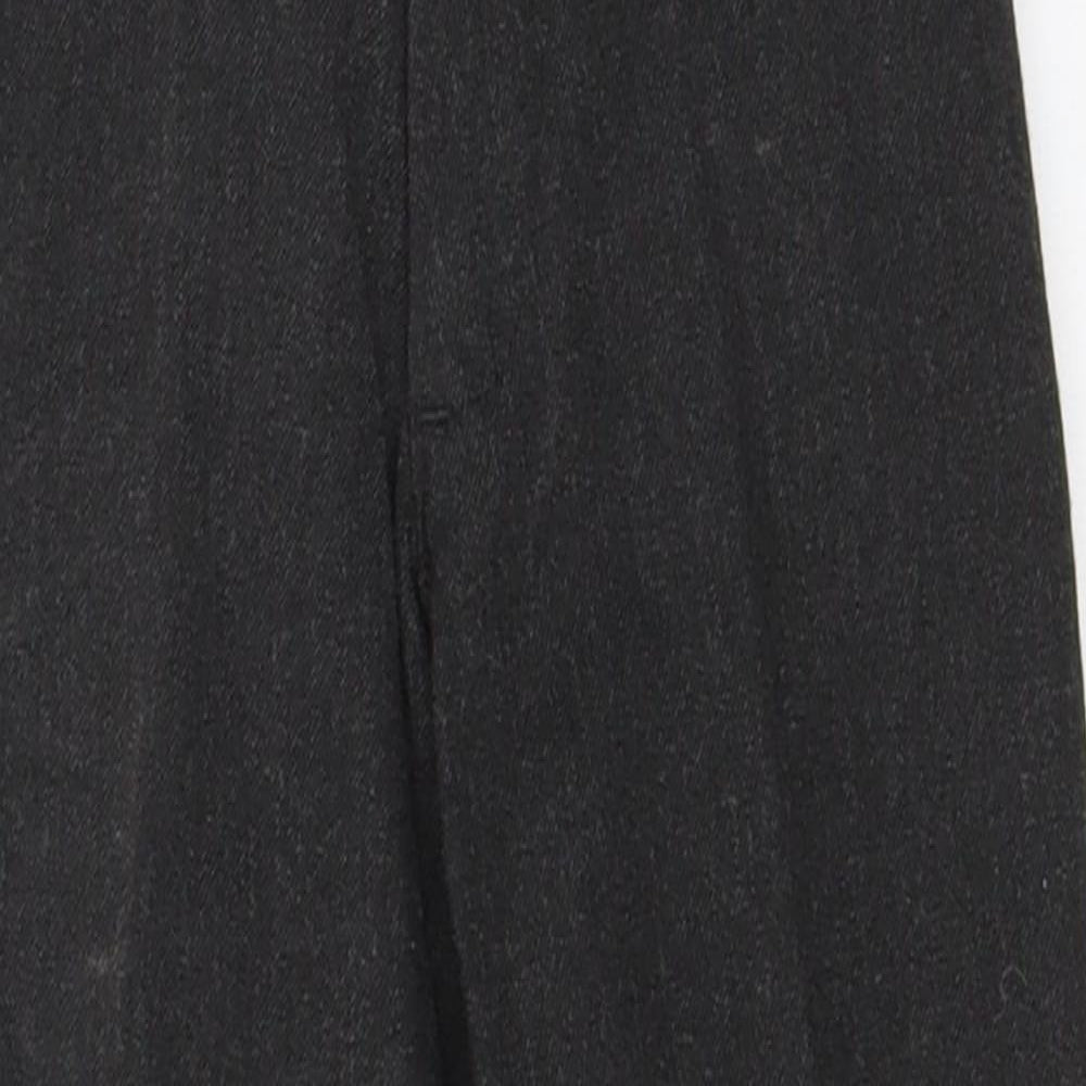 Preworn Boys Grey  Polyester Dress Pants Trousers Size 3-4 Years  Regular