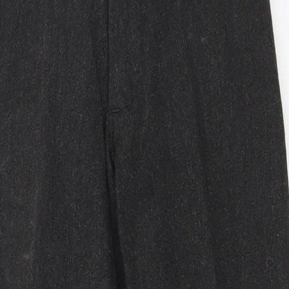 Preworn Boys Grey  Polyester Dress Pants Trousers Size 3-4 Years  Regular
