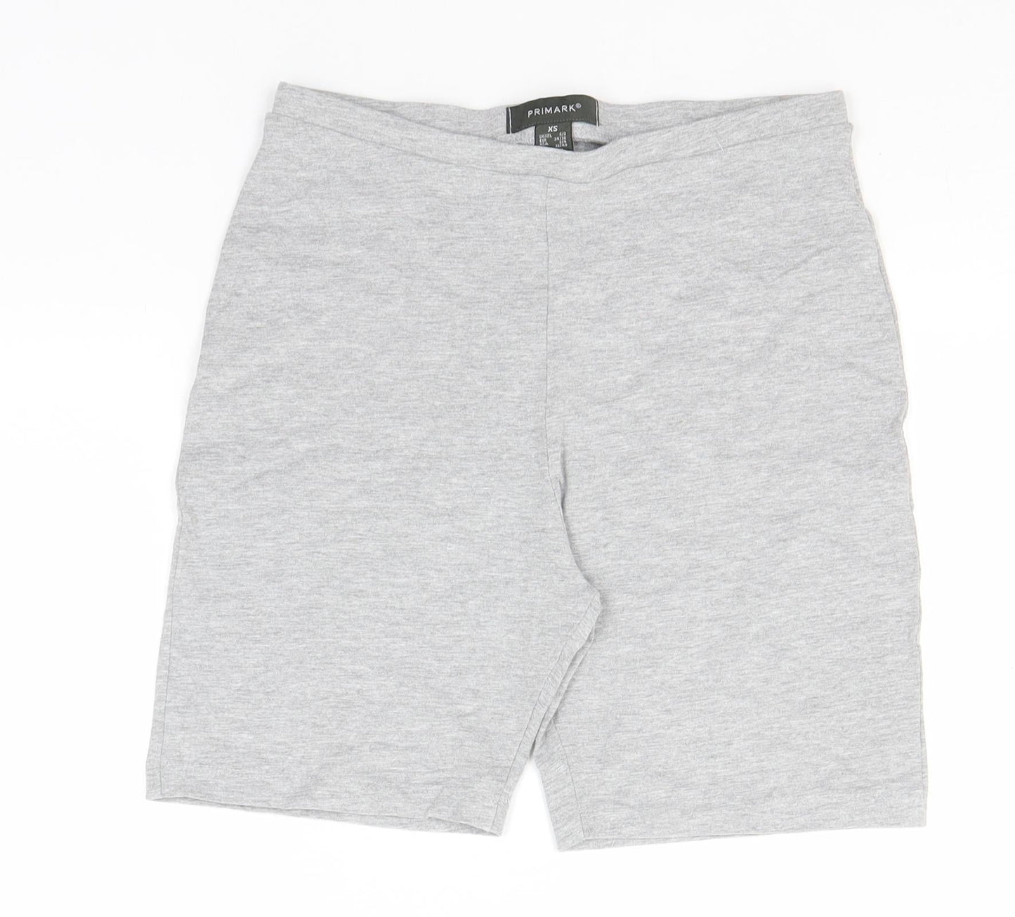 Primark Womens Grey  Cotton Sweat Shorts Size 6  Regular
