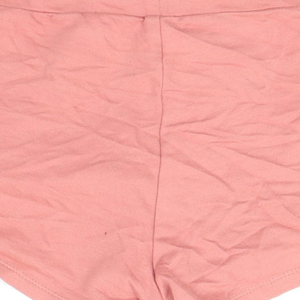 Divided Womens Red  Cotton Sweat Shorts Size XS  Regular