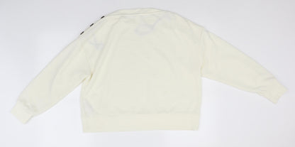 Womens UK Size M H&M Ivory Pullover Jumper