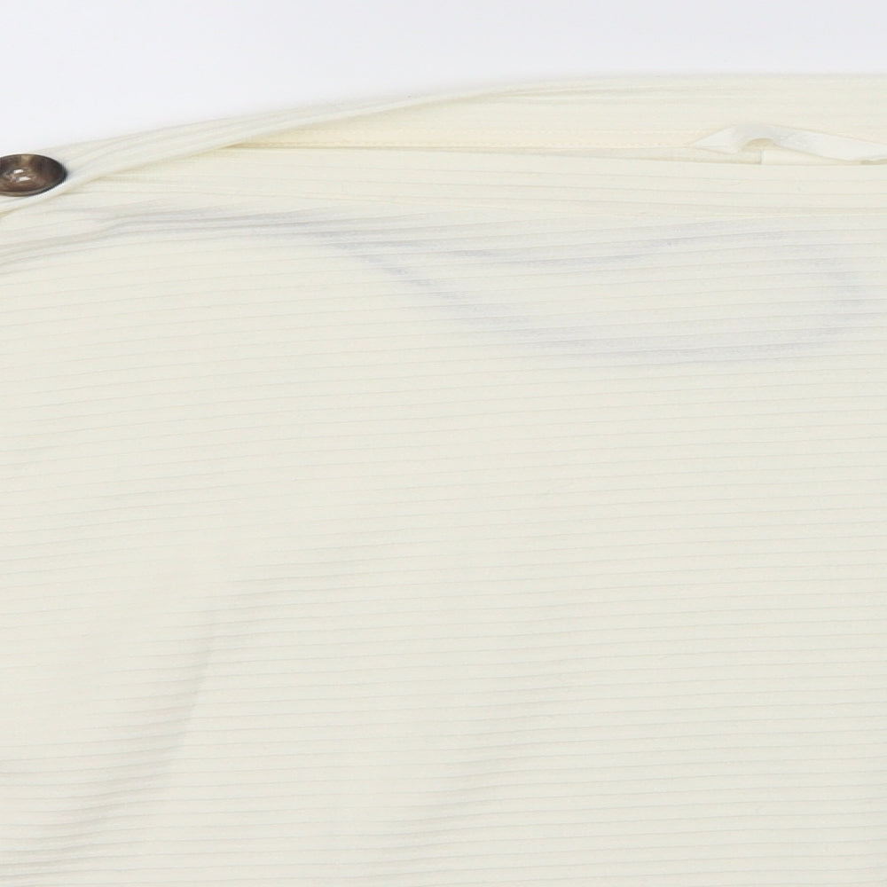 Womens UK Size M H&M Ivory Pullover Jumper