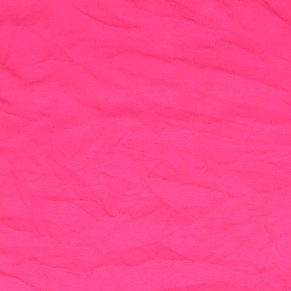 Preworn Girls Pink  Cotton Basic T-Shirt Size 4 Years Round Neck  - Red Sea, Egypt