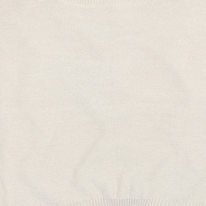 Store 21 Womens Beige Round Neck  Acrylic Pullover Jumper Size L