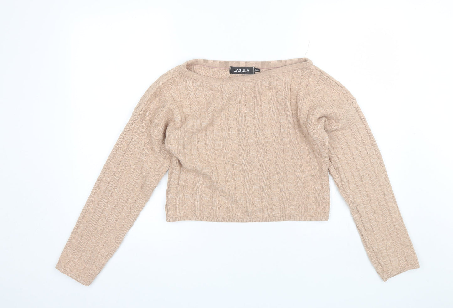 Womens UK Size S Lasula Pink Pullover Jumper
