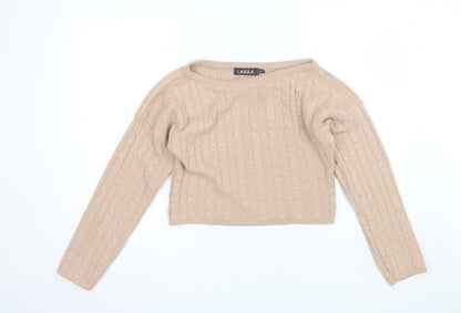 Womens UK Size S Lasula Pink Pullover Jumper