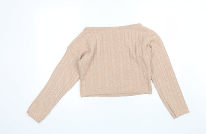 Womens UK Size S Lasula Pink Pullover Jumper