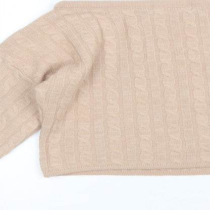 Womens UK Size S Lasula Pink Pullover Jumper