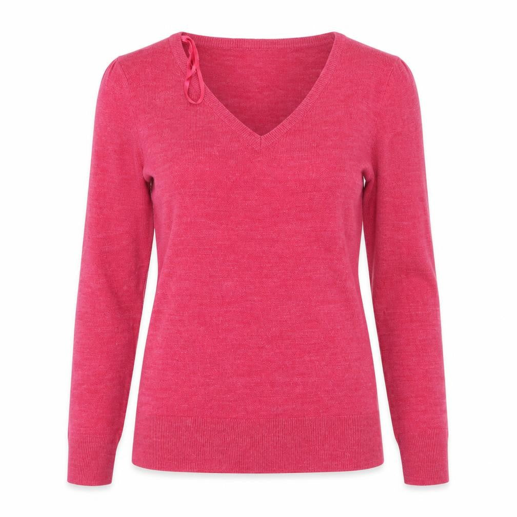 Womens UK Size 14 E-vie Pink Pullover Jumper