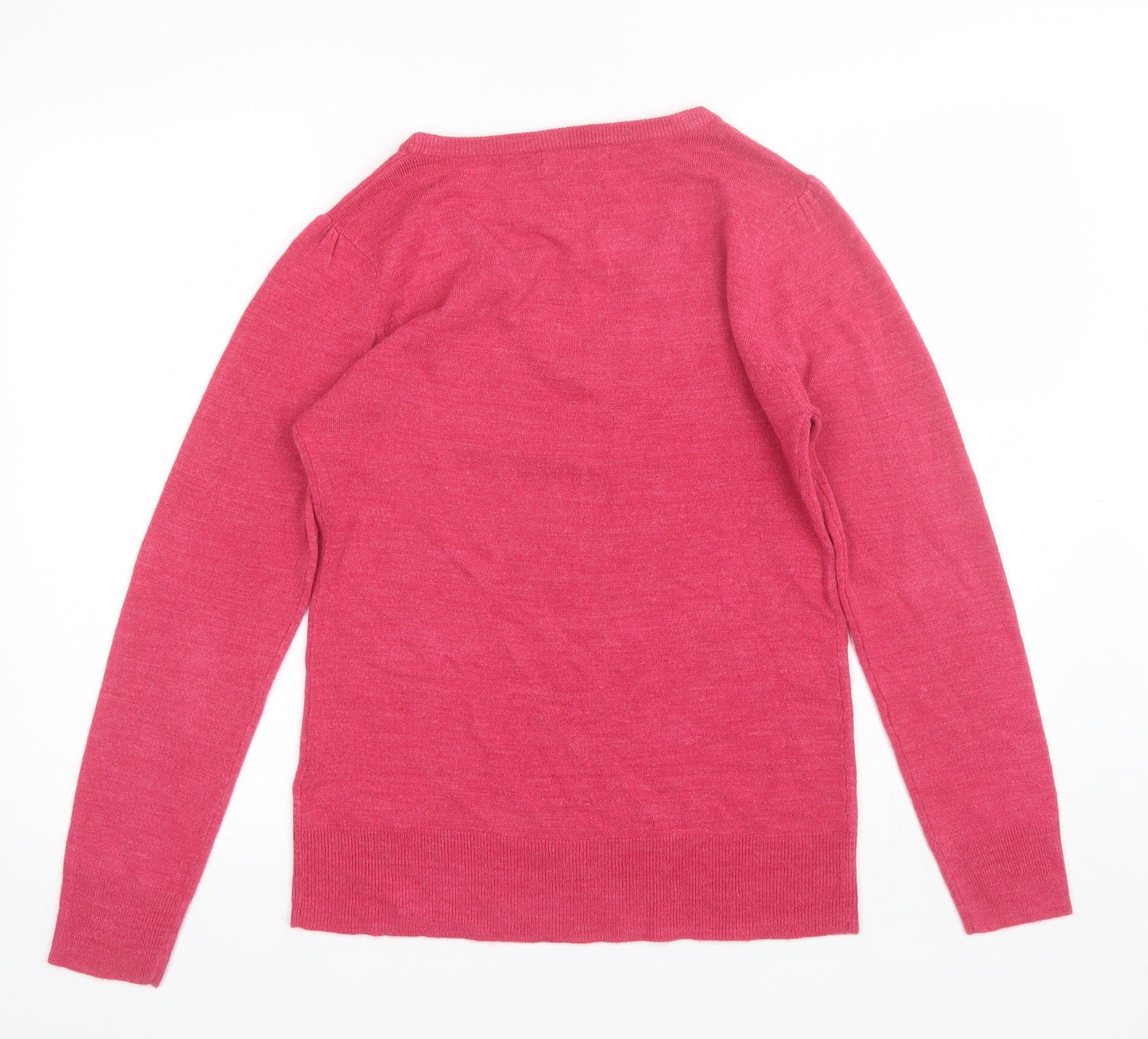 Womens UK Size 14 E-vie Pink Pullover Jumper