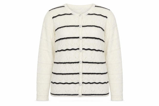 Womens UK Size L Annabelle White Cardigan Jumper