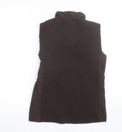 Womens UK Size 10 DASH Brown Gilet