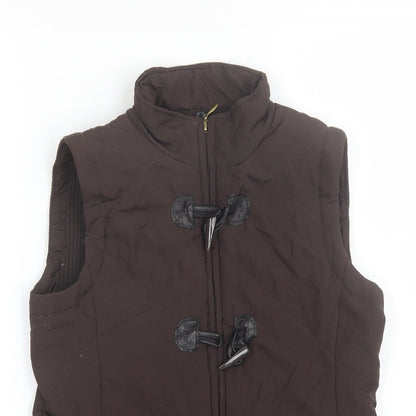 Womens UK Size 10 DASH Brown Gilet
