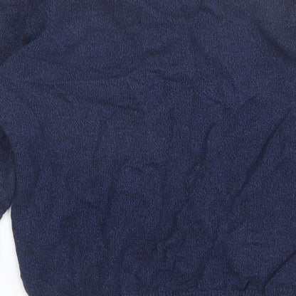 Cedar Wood State Mens Blue V-Neck  Cotton Pullover Jumper Size M