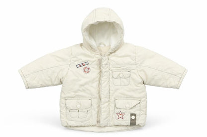 Front view of Marks & Spencer Baby Beige Jacket, size 3-6, Months