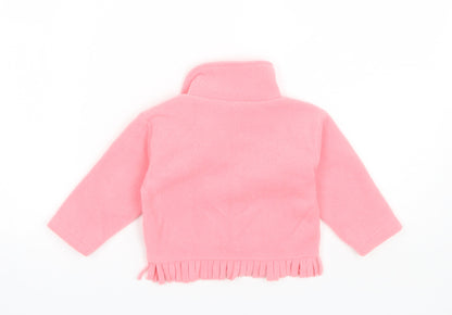 Mothercare Baby Pink  Polyester Cardigan Jumper Size 3-6 Months