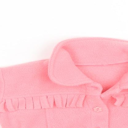 Mothercare Baby Pink  Polyester Cardigan Jumper Size 3-6 Months