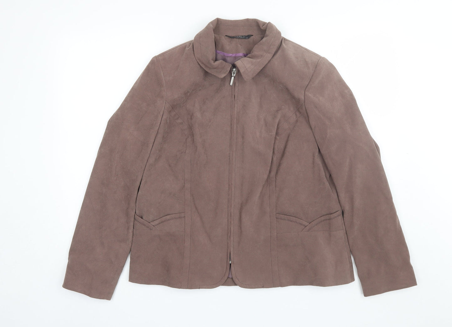 Womens UK Size 18 BM Brown Jacket