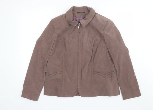 Womens UK Size 18 BM Brown Jacket