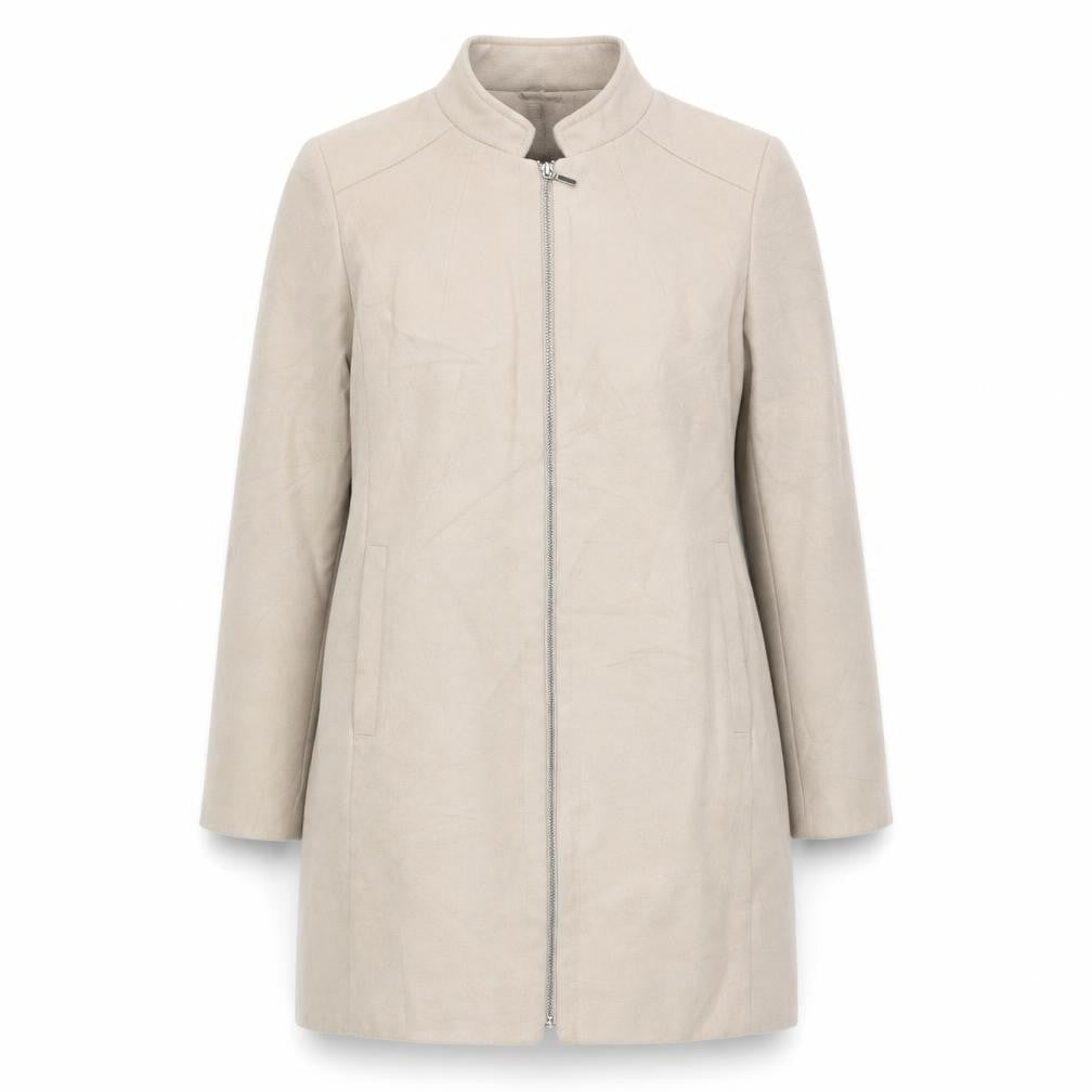 Womens UK Size 16 Marks and Spencer Beige Overcoat