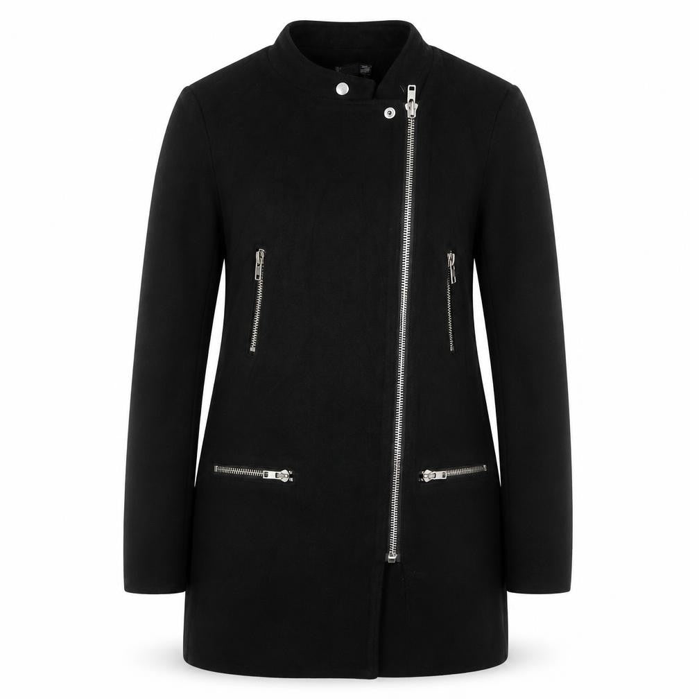 Womens UK Size 10 Missguided Black Jacket