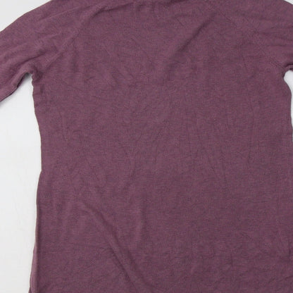 Patra Womens Pink  Cotton Jumper Dress  Size S  Mock Neck