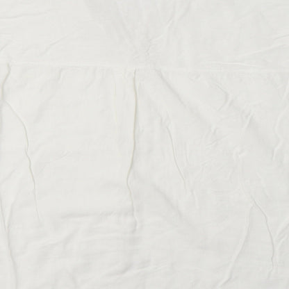 Womens UK Size 18 New Look White Basic Button-Up