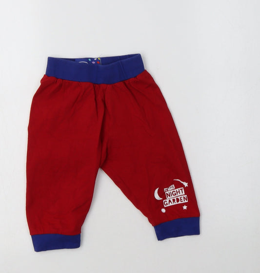 In The Night Garden Baby Red  Cotton  One Piece Size 18-24 Months