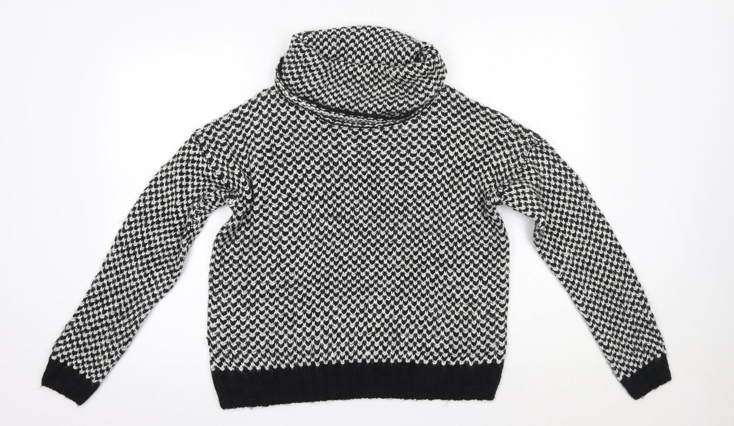 Womens UK Size M New Look Multicoloured Pullover Jumper