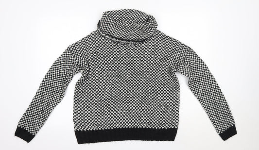 Womens UK Size M New Look Multicoloured Pullover Jumper