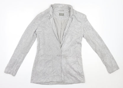 Womens UK Size 6 Oasis Grey Cardigan Jumper