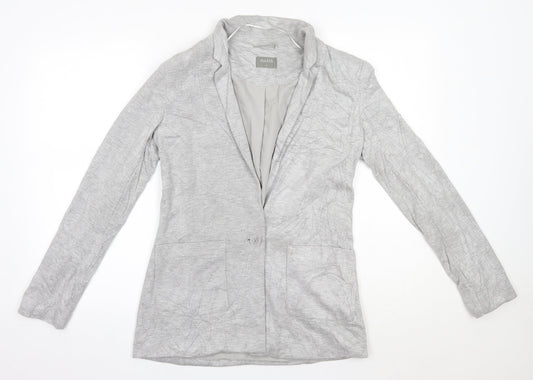 Womens UK Size 6 Oasis Grey Cardigan Jumper