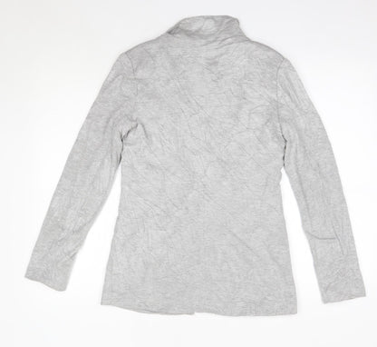 Womens UK Size 6 Oasis Grey Cardigan Jumper