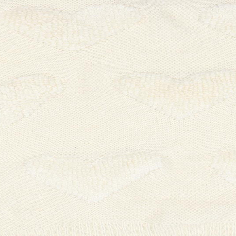 Primark Womens Ivory Round Neck  Acrylic Pullover Jumper Size 20
