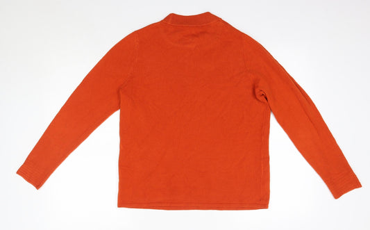 Womens UK Size 14 Bonmarché Orange Pullover Jumper