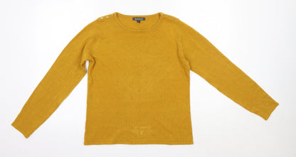 Womens UK Size 10 Bonmarché Orange Pullover Jumper