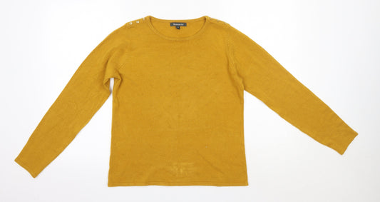 Womens UK Size 10 Bonmarché Orange Pullover Jumper