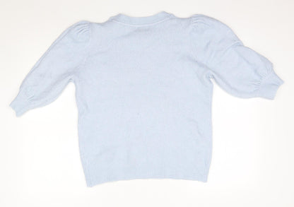 Womens UK Size M Matalan Blue Pullover Jumper