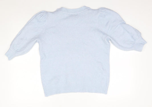 Womens UK Size M Matalan Blue Pullover Jumper