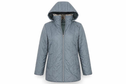 Womens UK Size S Anne De Lancay Grey Overcoat