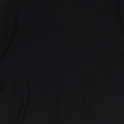 Womens UK Size  Preworn Black Tunic Blouse