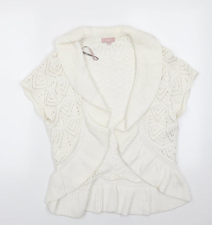 Womens UK Size 18 Soon Ivory Cardigan Jumper