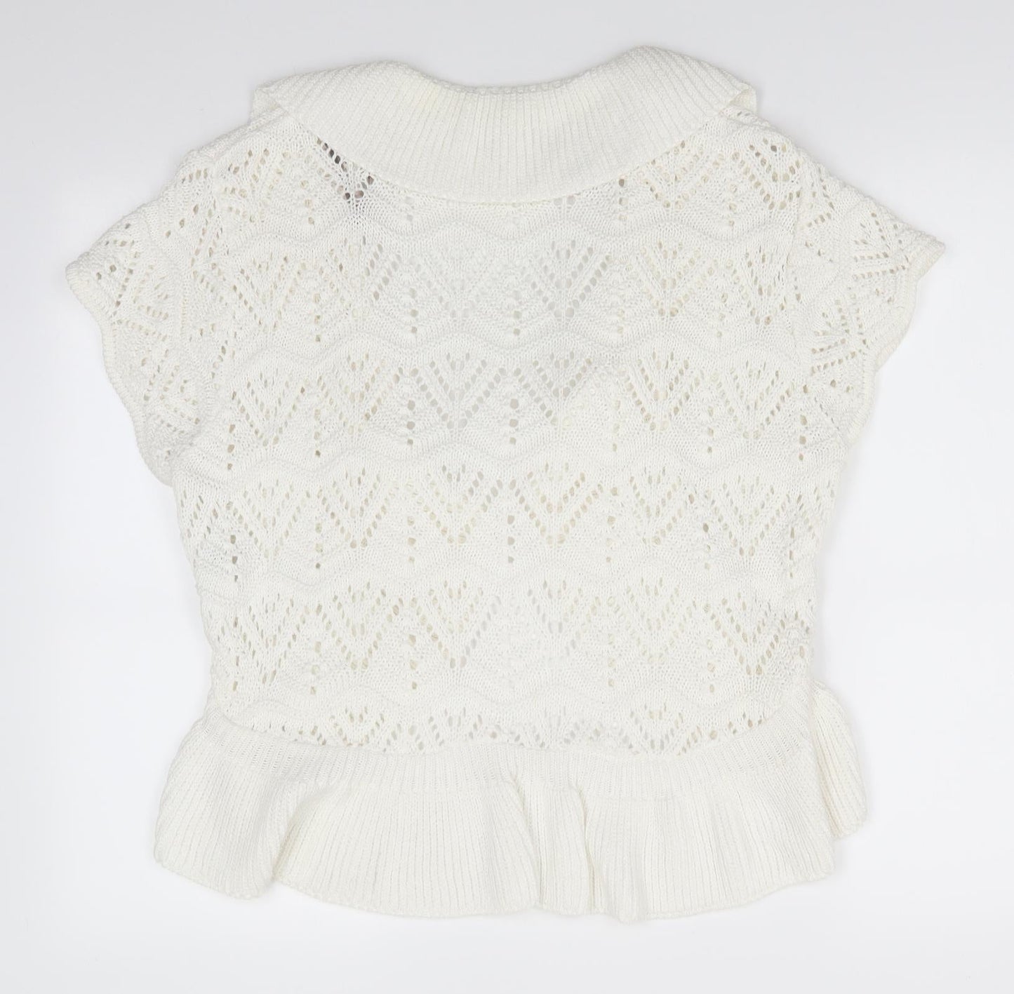 Womens UK Size 18 Soon Ivory Cardigan Jumper